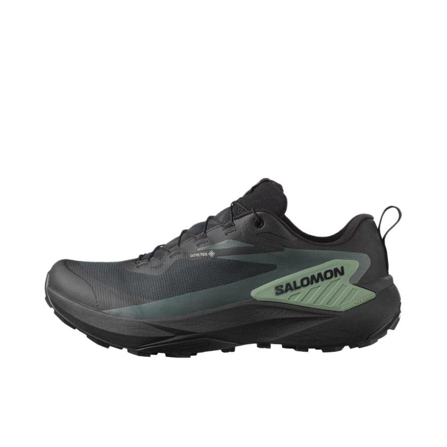 推荐商品：Salomon/萨洛蒙 Genesis GTX 户外休闲鞋 越野跑鞋 轻量包裹抓地防水舒适透气防滑耐磨百搭时尚 黑色 