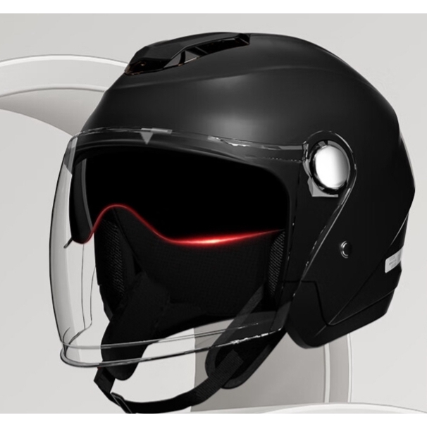 推荐商品：天骑 808 防冻保暖 3/4盔 电动车头盔