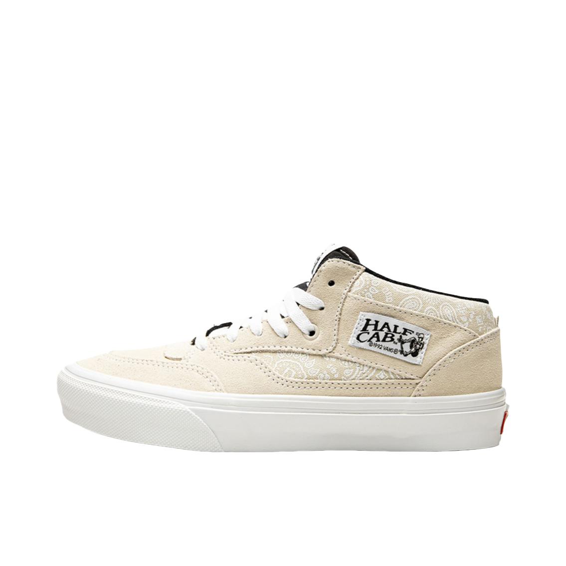 推荐商品：Vans/范斯 Skate Half 舒适百搭 美式 减震轻便 防滑耐磨 透气 帆布鞋 米色