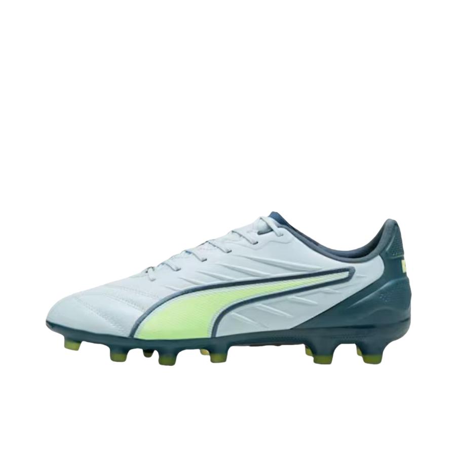 推荐商品：Puma/彪马 King Ultimate FG/AG 顶级 长钉 人造草坪 防滑耐磨 胶质 圆头 足球鞋 灰色/绿色 