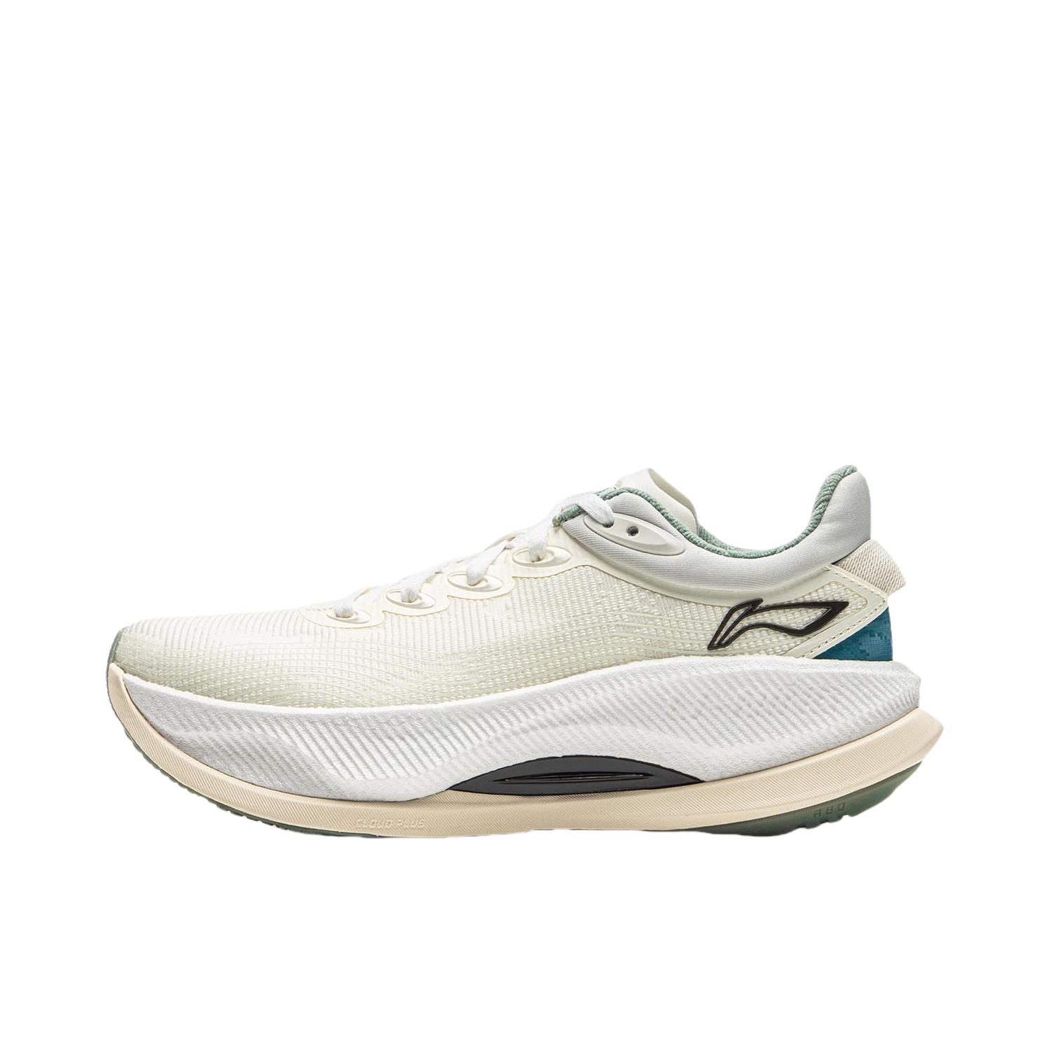 推荐商品：李宁 越影4PRO 跑鞋 稳定支撑回弹缓震轻便 女款/乳白色/浅石灰