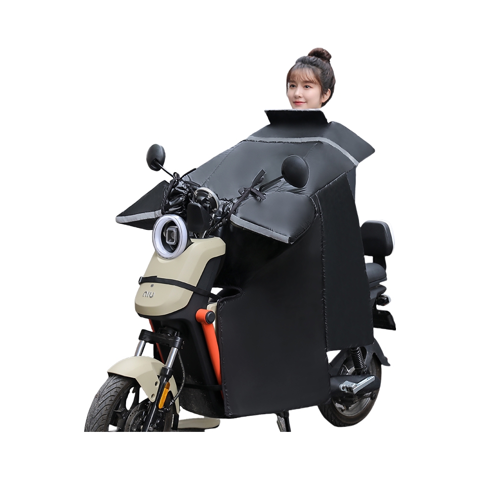 推荐商品：清清河畔 小牛雅迪九号中置箱专用 冬季防风 电动车挡风被