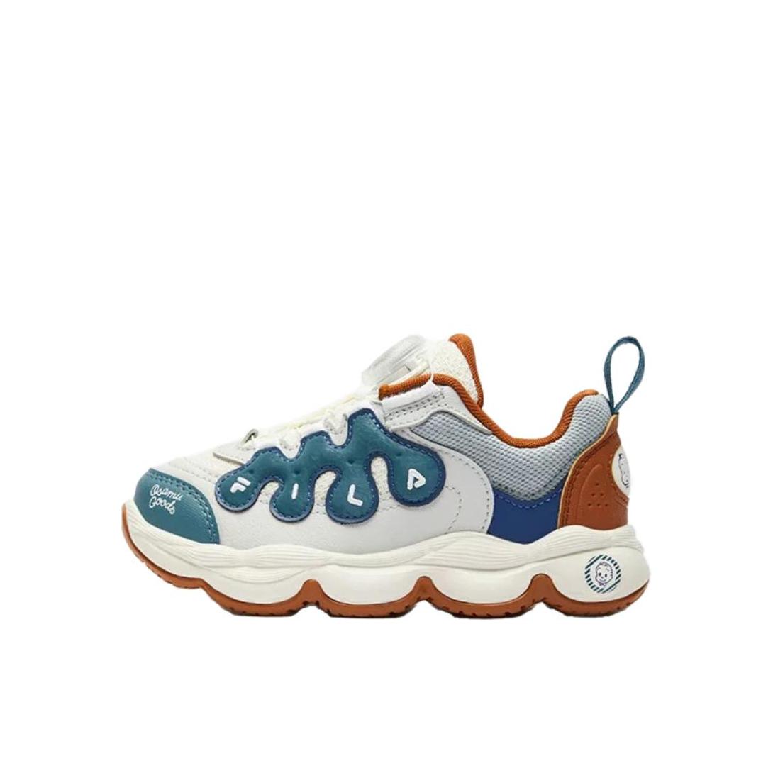推荐商品：FILA/斐乐 面包鞋 运动鞋儿童 BOA旋钮防滑 K15B441205F 小童/蓝色/白色