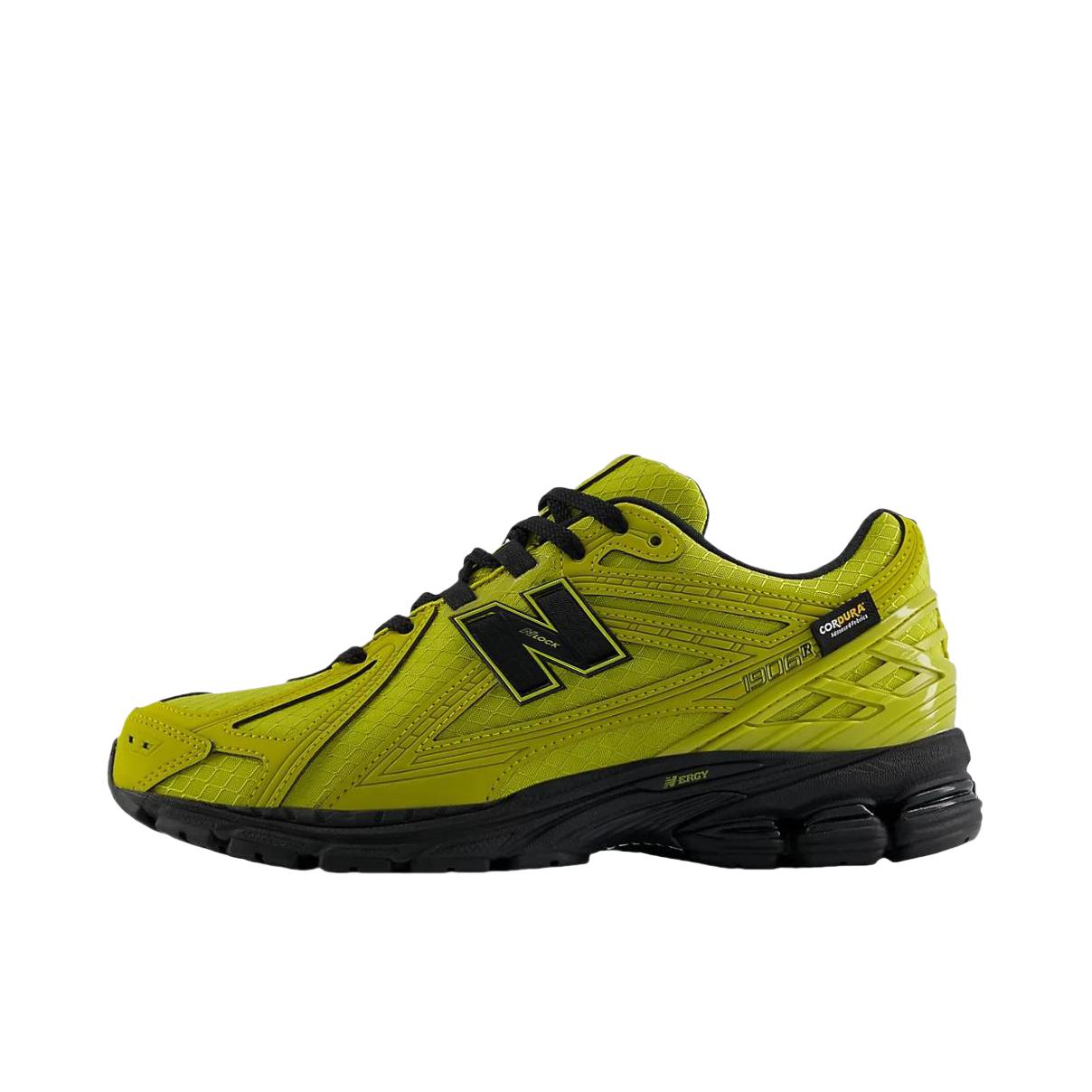 推荐商品：New Balance 1906R 跑鞋 网面透气防滑耐磨轻便复古防水运动贴合 D宽/黄色/黑色