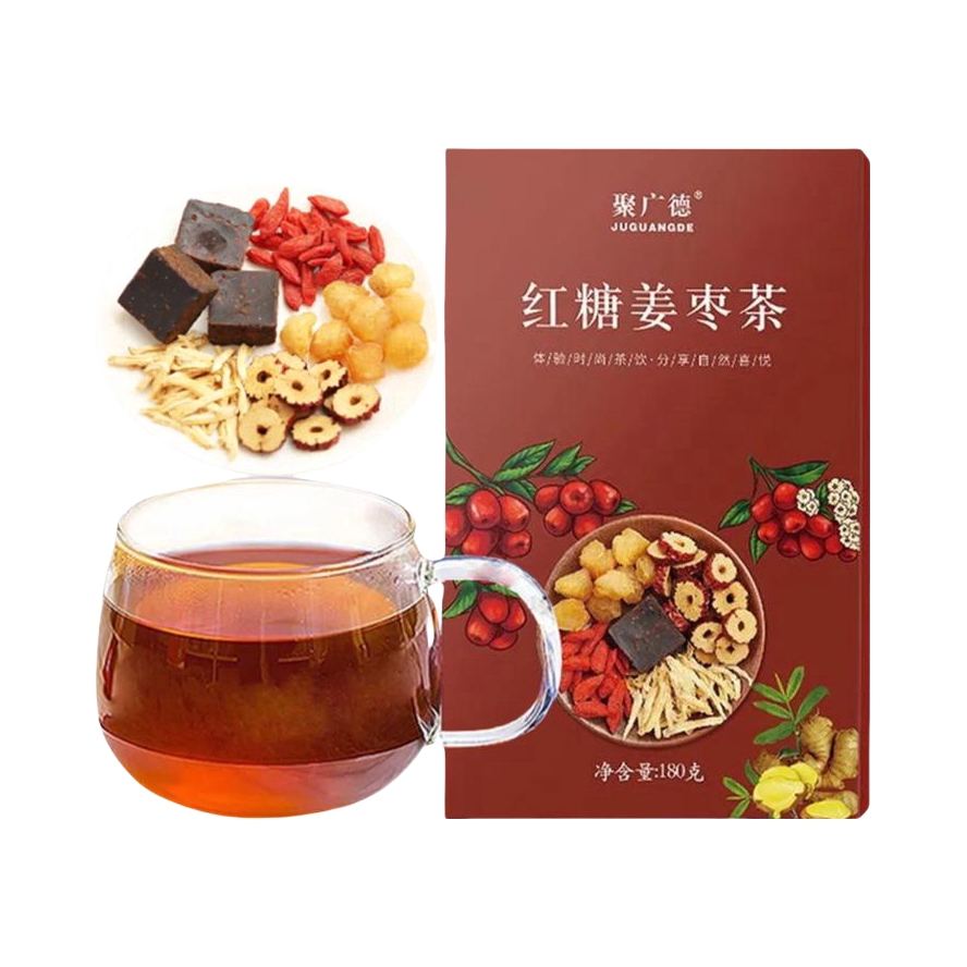 推荐商品：聚广德 红糖姜枣茶 盒装 古法养生茶