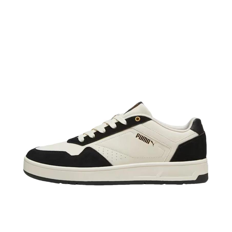推荐商品：Puma/彪马 Court Classic Vulcs 小白鞋 板鞋 舒适减震防滑耐磨百搭时尚复古防水 白色/黑色 