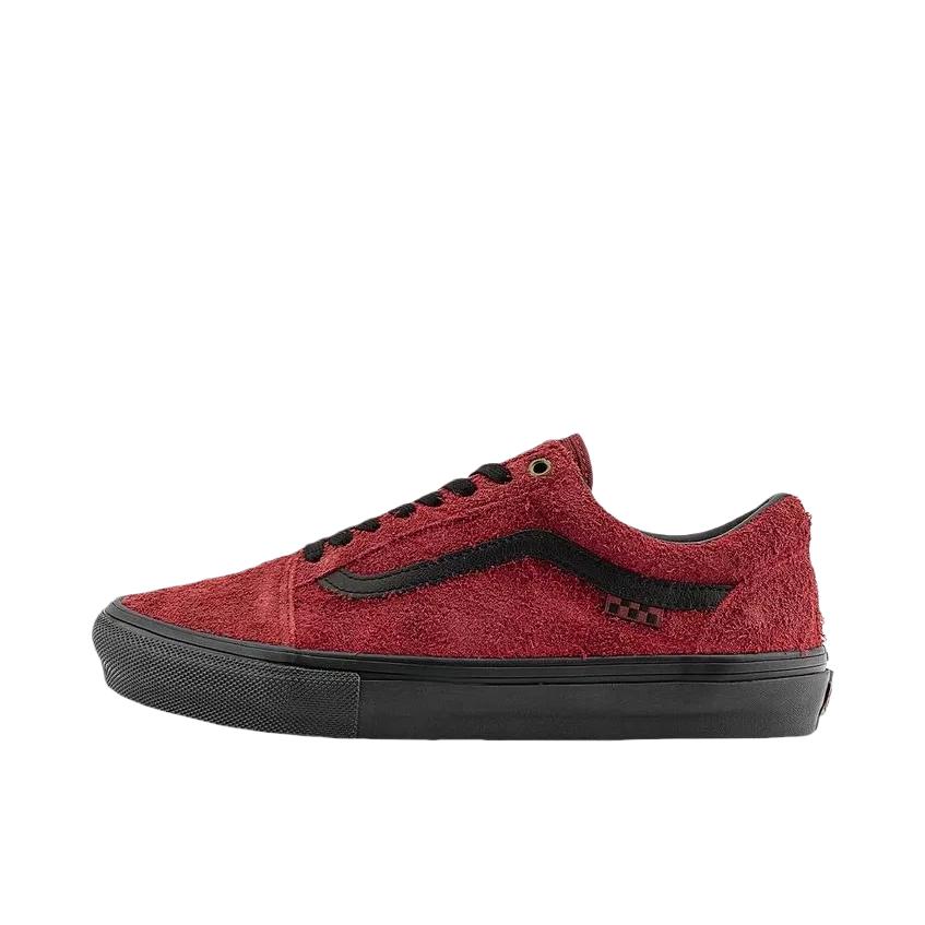 推荐商品：Vans/范斯 Old Skool 滑板鞋 板鞋 轻便防滑复古舒适经典 酒红色/黑色