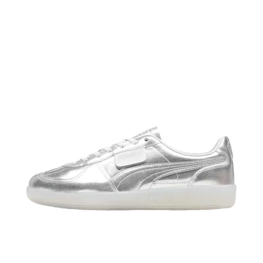 推荐商品：【朴彩英同款】 Puma/彪马 Palermo Og T头鞋 德训鞋 运动休闲鞋 时尚潮流拼接舒适百搭薄底复古 女款/银色 