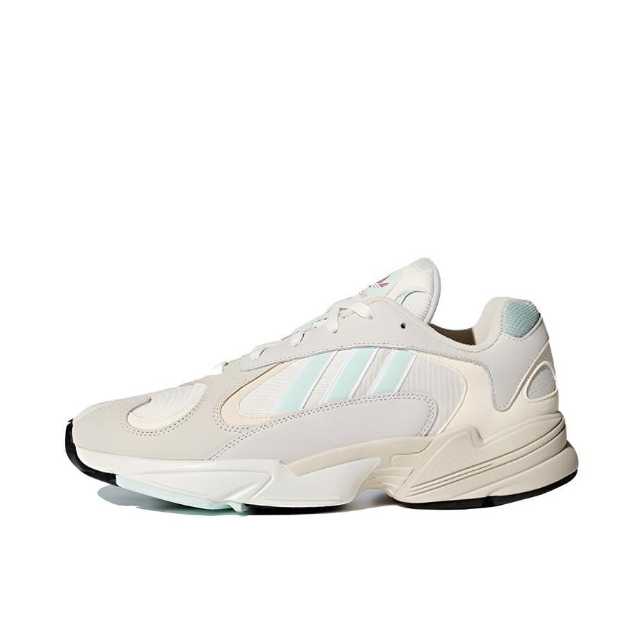 推荐商品：adidas Originals Yung-1 经典复古 潮流 防滑耐磨 舒适透气 增高 轻便 运动休闲鞋 White Ivory 象牙白