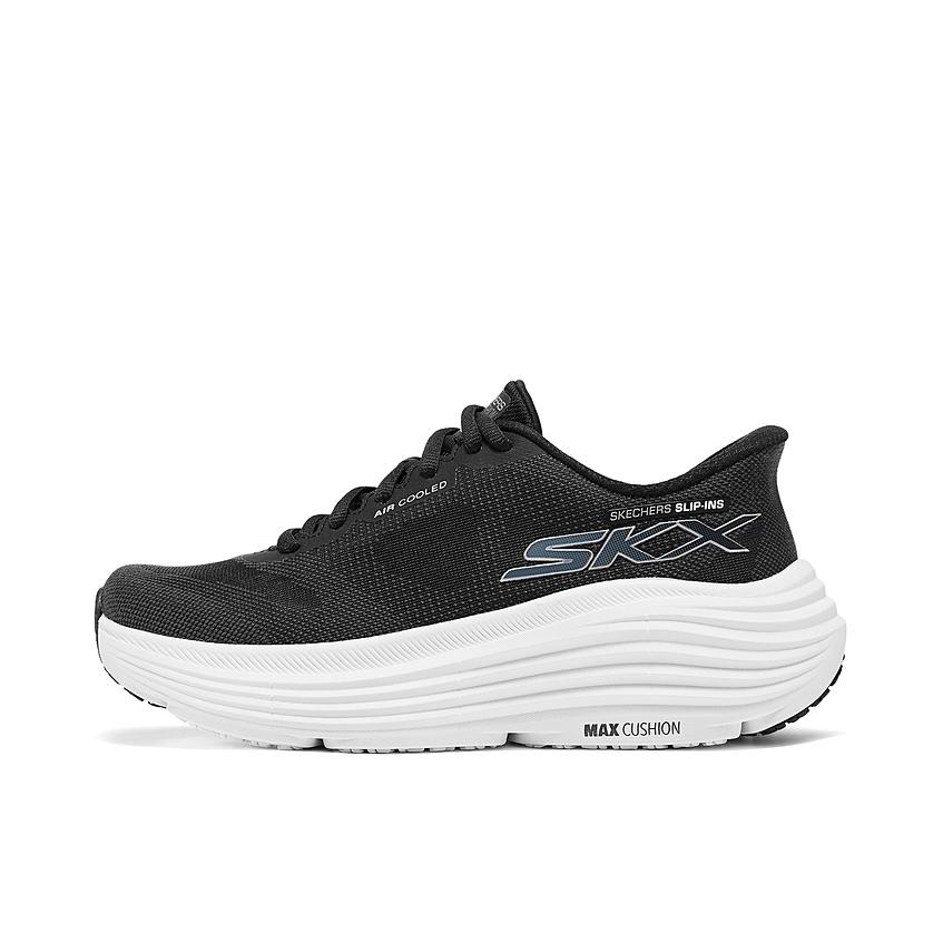 推荐商品：Skechers/斯凯奇 MEN'S GO 防滑耐磨 舒适缓震 高回弹 网布透气 潮流 跑鞋 女款/黑色/白色