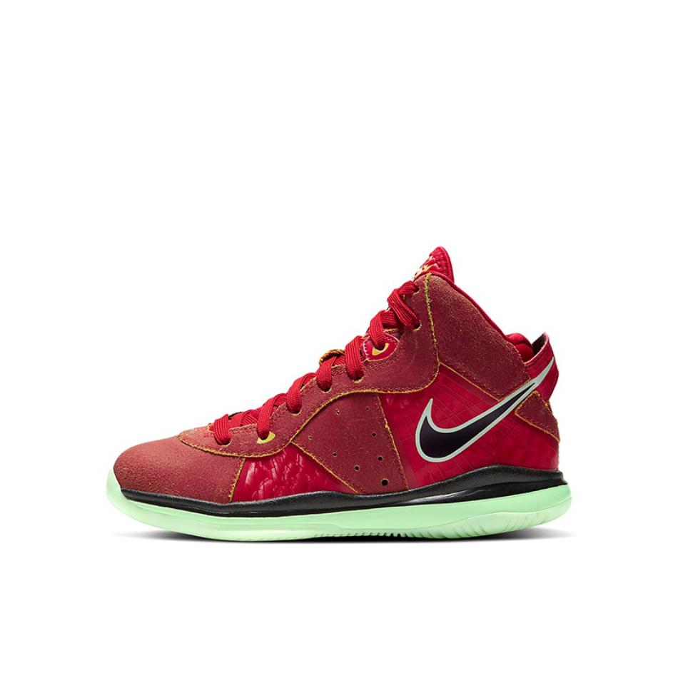 推荐商品：Nike LeBron 8 复古 织物 儿童篮球鞋 小童/红色/黑色