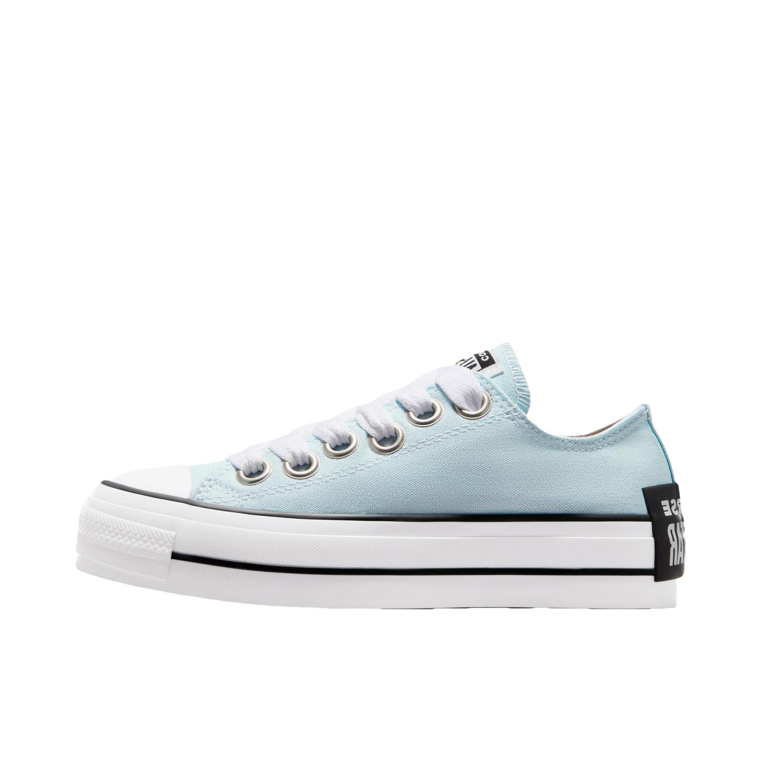 推荐商品：Converse/匡威 Chuck Taylor All Star 帆布鞋 常青款轻便防滑耐磨百搭复古圆头减震贴合高帮 女款/青色 