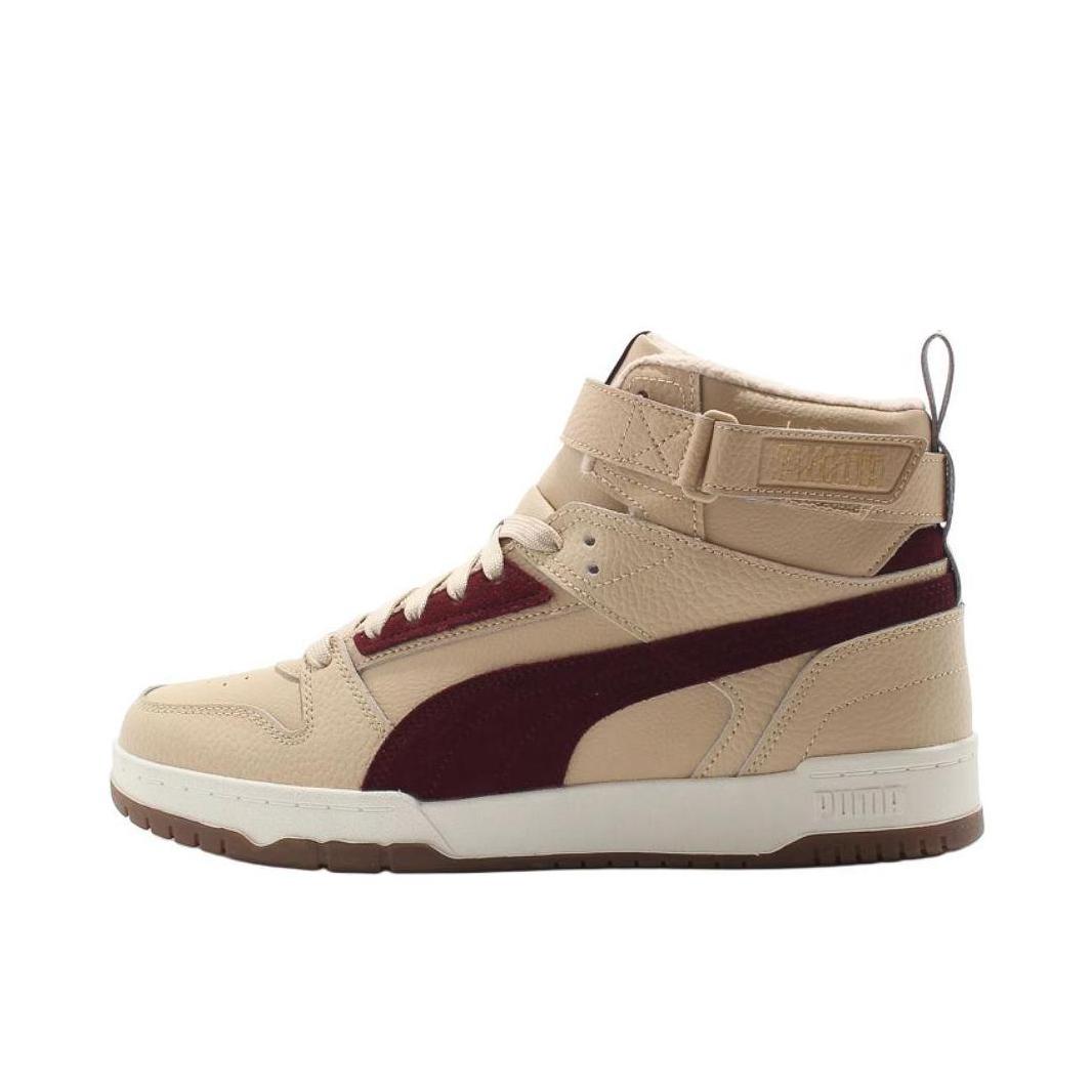 推荐商品：Puma/彪马 RBD Game 板鞋 时尚潮流轻便透气防滑耐磨复古休闲薄底篮球风 米黄