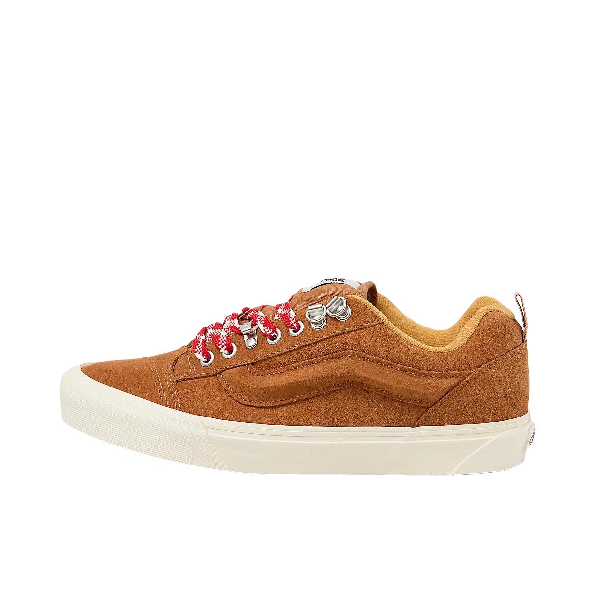 推荐商品：Vans/范斯 Knu-Skool 板鞋 面包鞋 滑板鞋 复古美式时尚防水支撑贴合圆头 女款/浅棕色