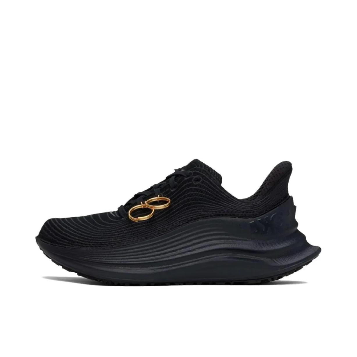 推荐商品：HOKA ONE ONE Thoughtful Creation 减震 耐磨 低帮织物 运动休闲鞋 Comme Des Garcons联名/黑色/金色