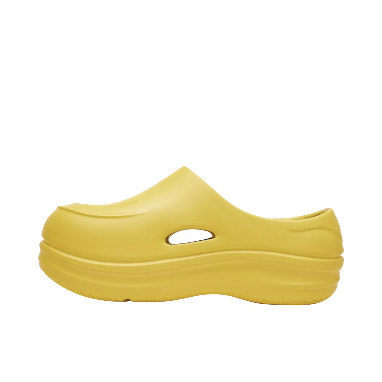 推荐商品：Reemustered Slipper 休闲系列 厨师鞋 拖鞋 厚底增高包头 黄色