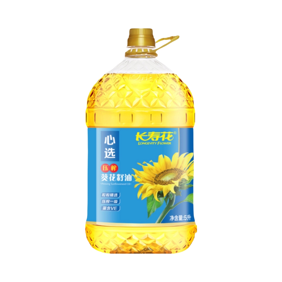 推荐商品：长寿花 心选 压榨一级 葵花籽油