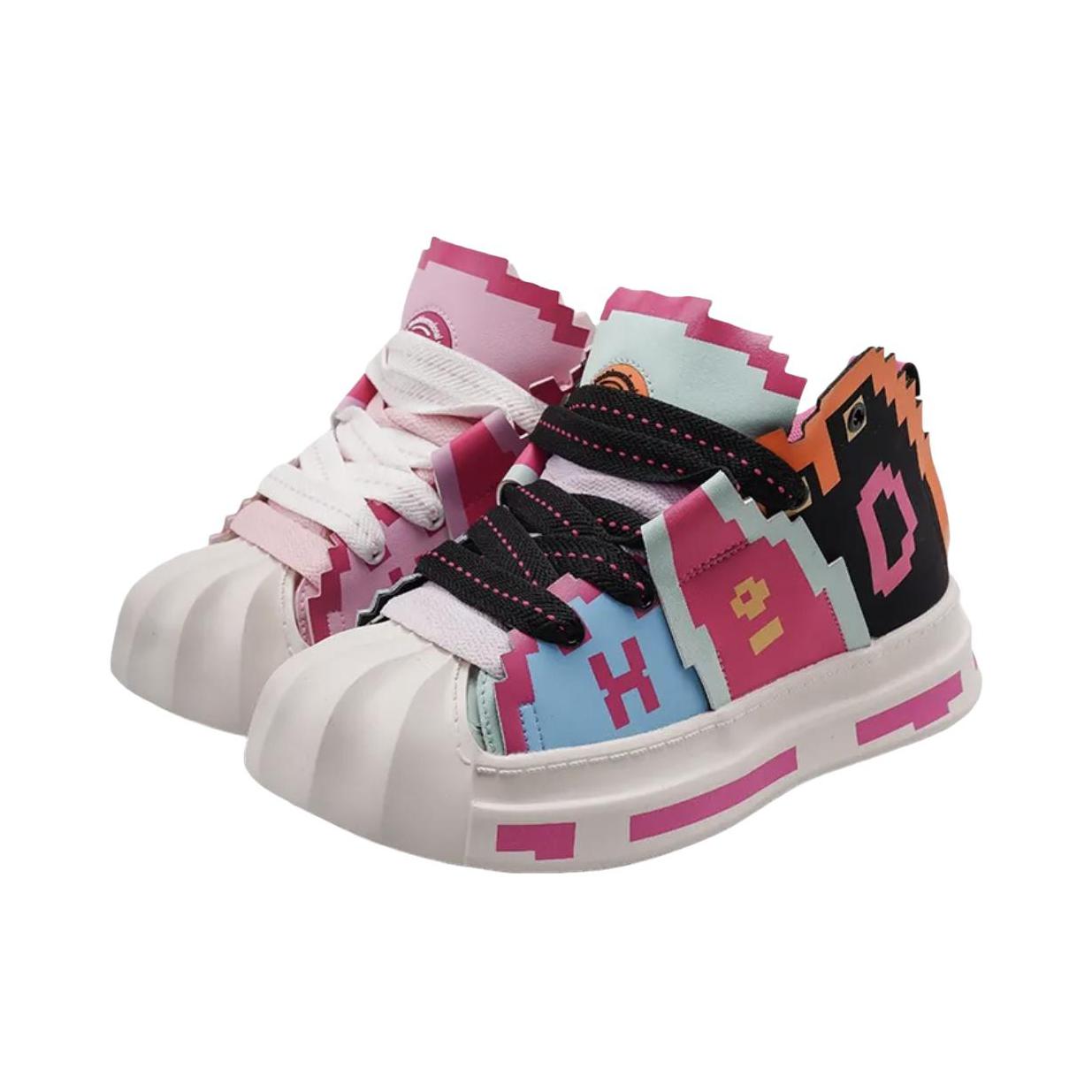推荐商品：HeeDimensional 增高 厚底 耐磨 加厚 保暖 板鞋 HD23015A 鸳鸯款/粉色/蓝色