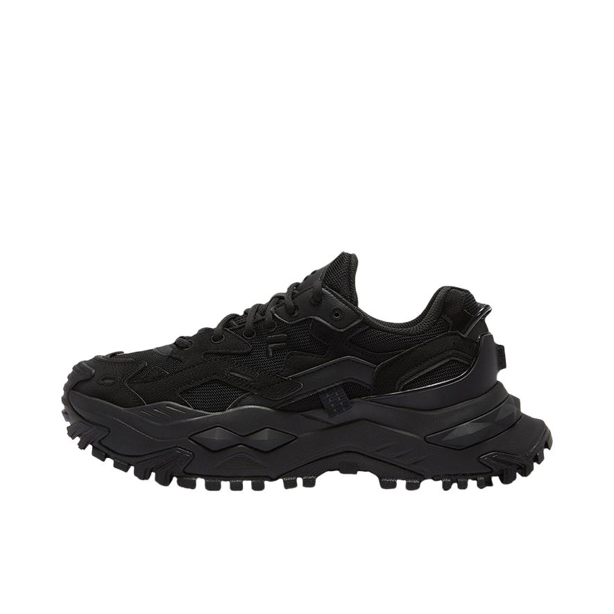 推荐商品：FILA/斐乐 Bianco 硬糖 厚底 防滑耐磨 减震透气 增高鞋 老爹鞋 车漆黑 