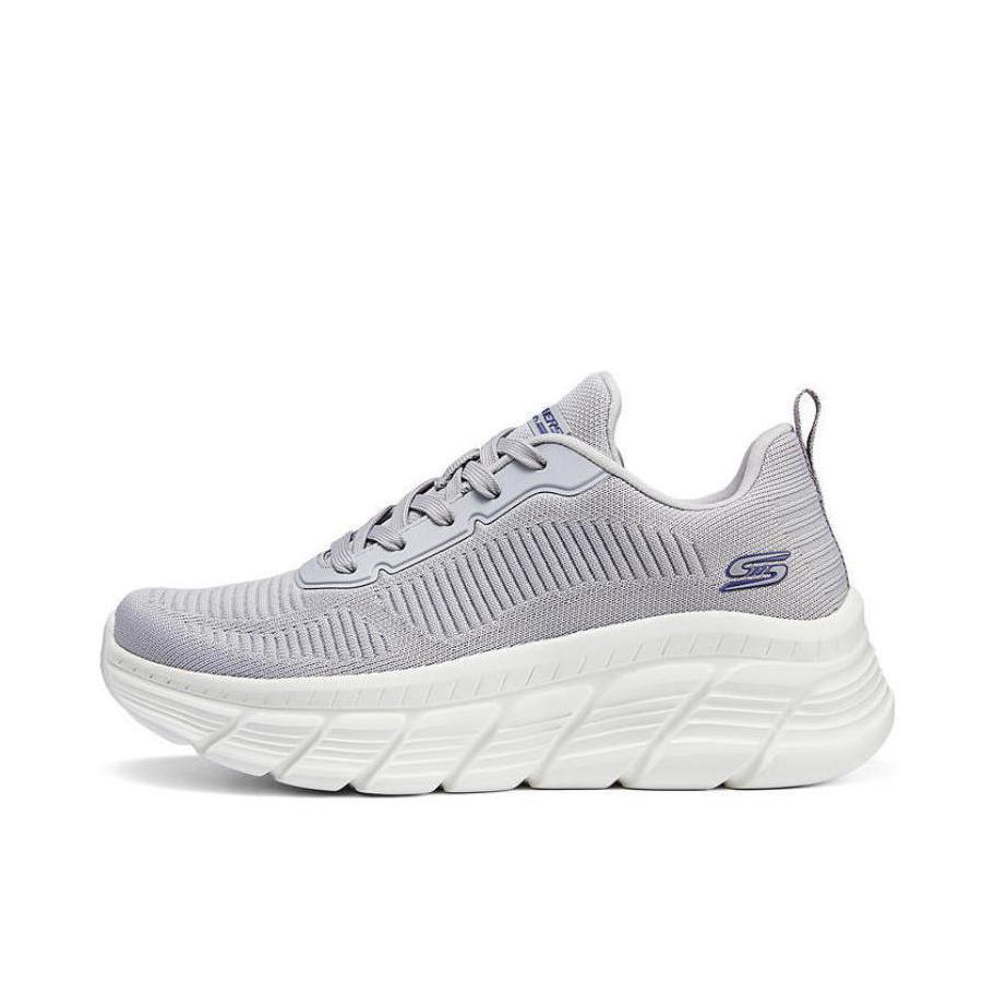 推荐商品：Skechers/斯凯奇 BOB'S SPORT 增高 网布软底 缓震回弹 绑带 运动休闲鞋 女款/薰衣草色