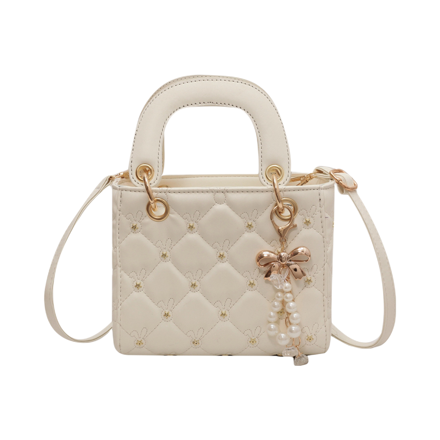 推荐商品：O.T.A 常规小众高级感优雅时尚百搭通勤菱格PU大容量单肩斜挎包手提包