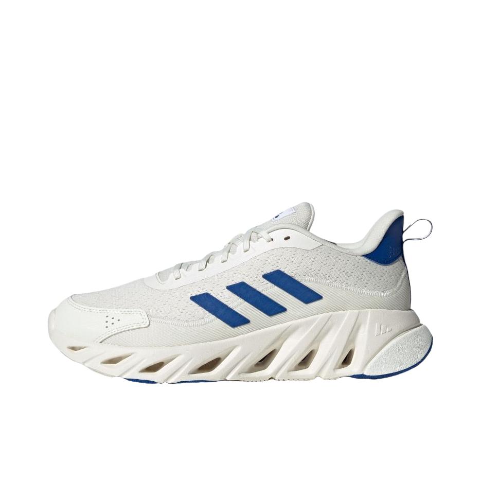 推荐商品：adidas ALL DAY BOOM 跑鞋 透气网面运动 白色/蓝色