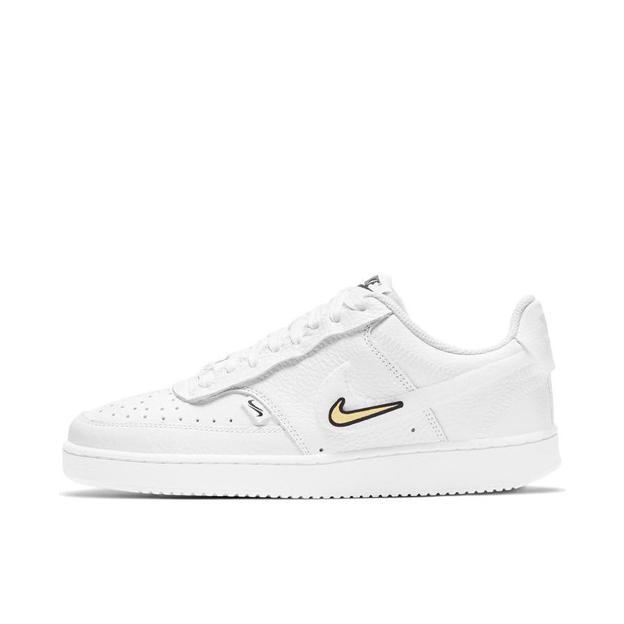 推荐商品：Nike Court Vision 板鞋 复古缓震抓地防滑轻便 白色/粉色小钩