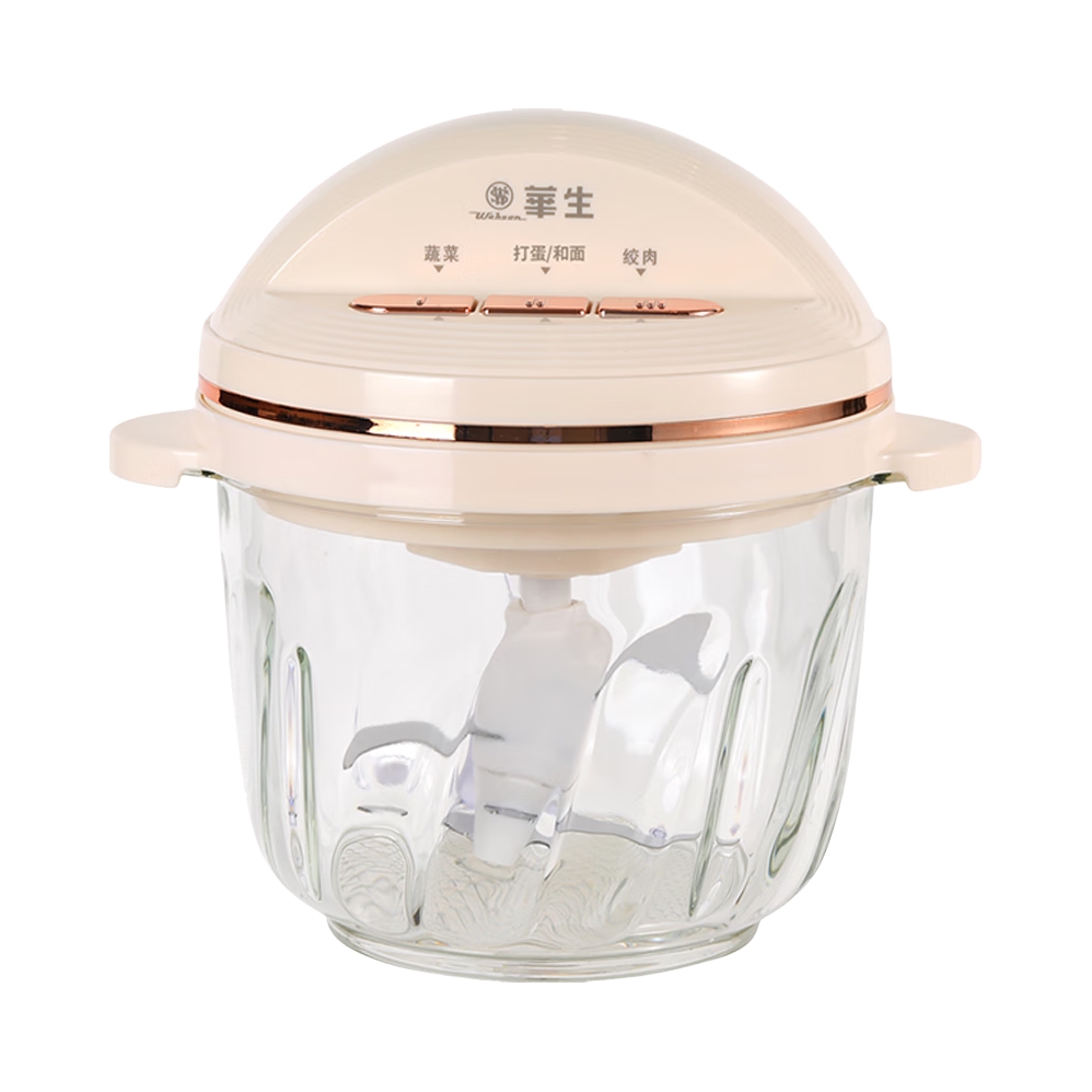 推荐商品：Wahson/华生 3L 绞肉机 三档调节 绞肉打蛋 四叶刀头 WS-8019B