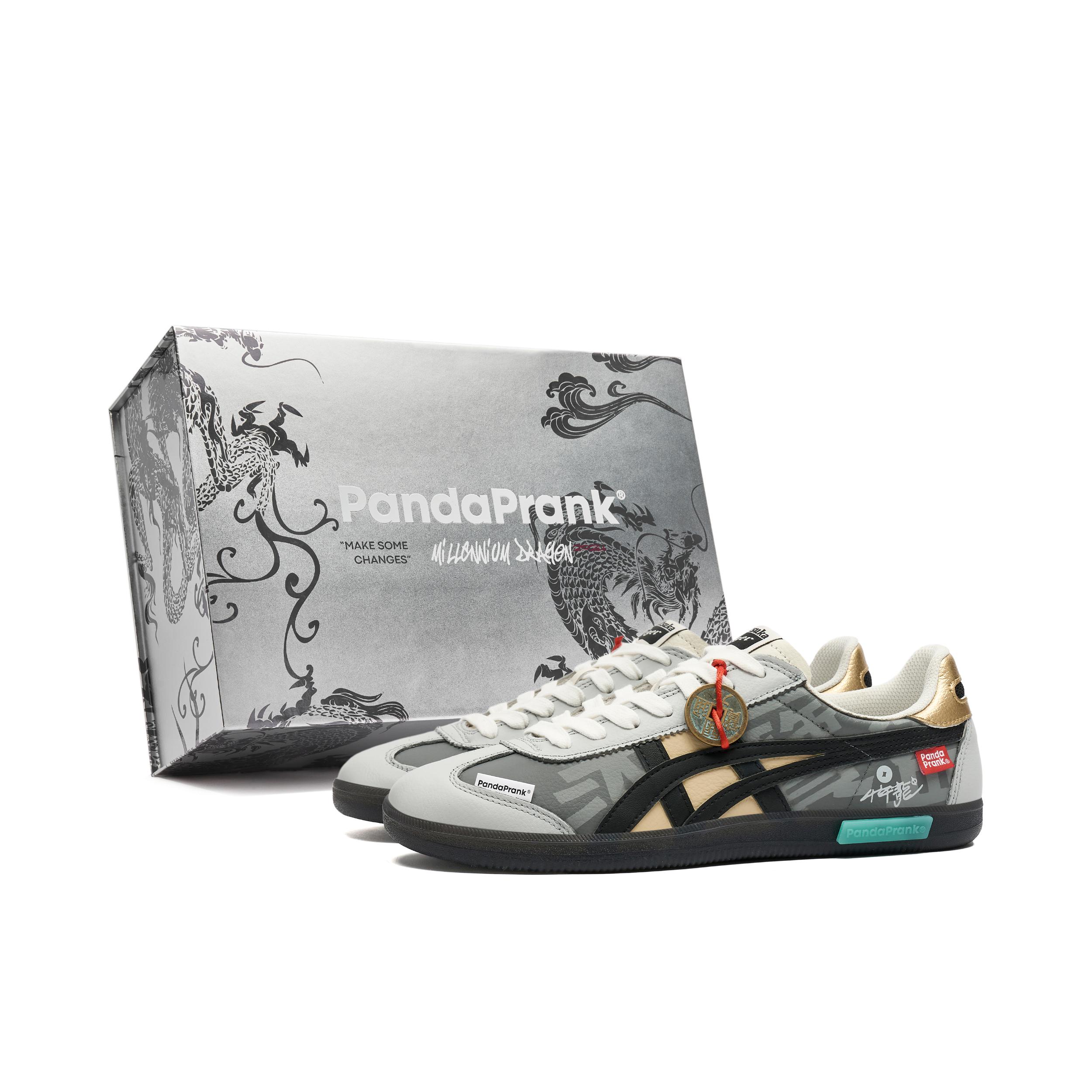 推荐商品：【定制球鞋】Onitsuka Tiger/鬼塚虎 Tokuten 休闲百搭 防滑耐磨 低帮 德训鞋 板鞋 礼盒款/财源广进  