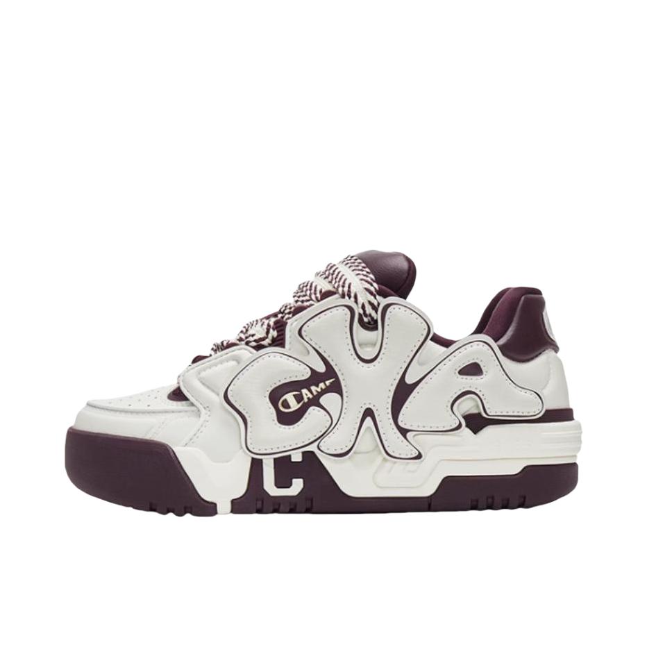 推荐商品：Champion/冠军 Coco Skate 扣扣乐 街头 复古风 板鞋 酒红色