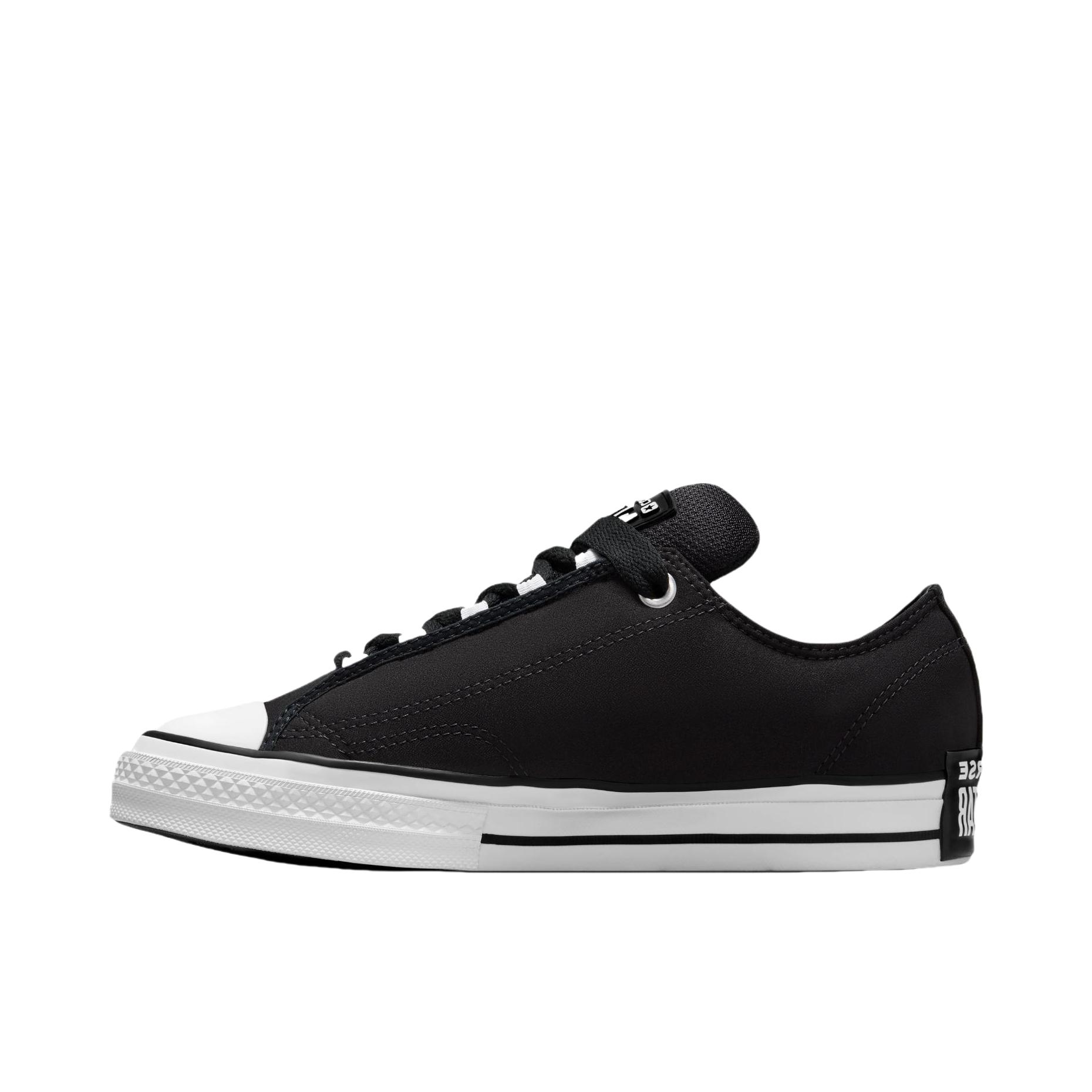 推荐商品：Converse/匡威 CHUCK TAYLOR Puff 帆布鞋 防滑低帮圆头橡胶 白色/黑色