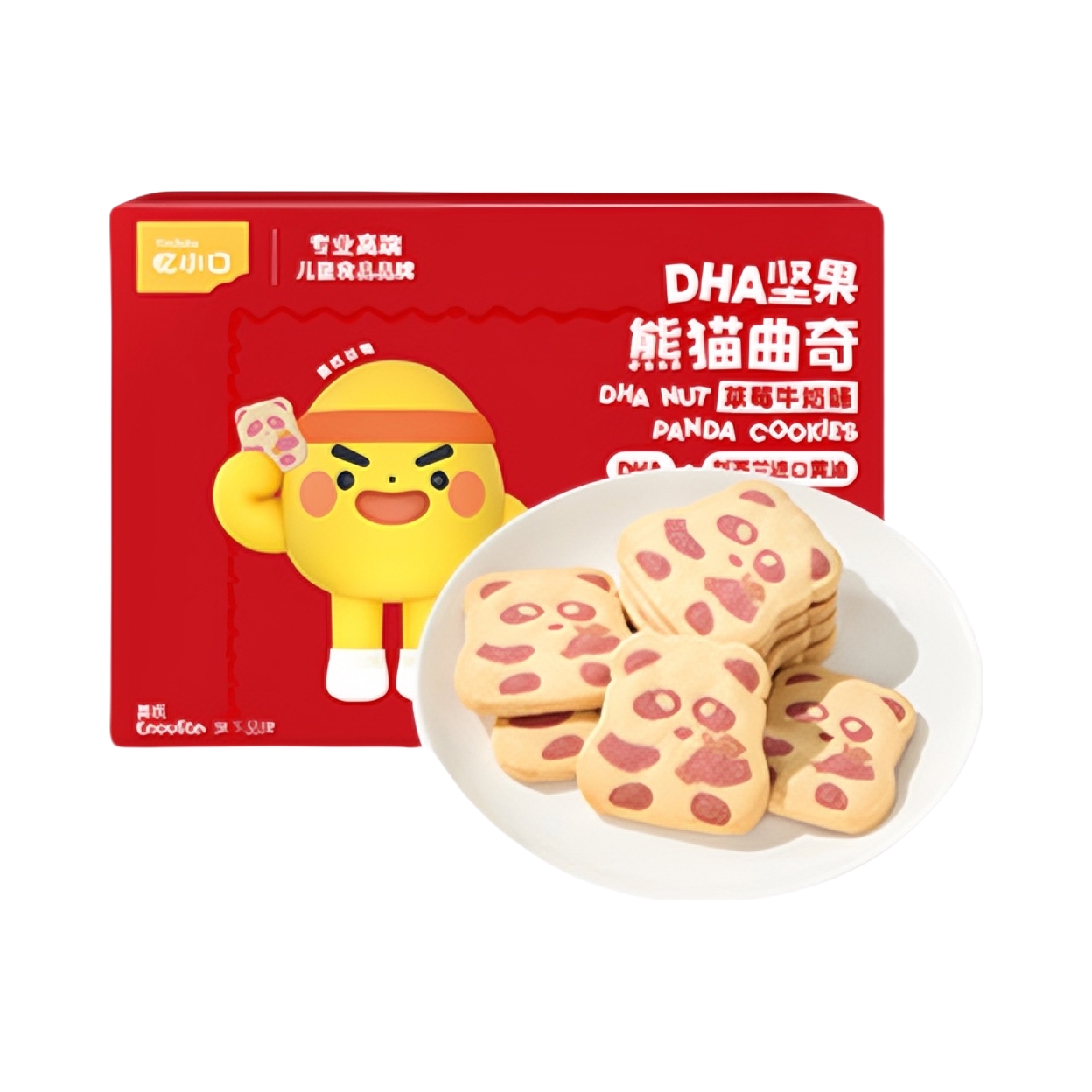 推荐商品：忆小口/tinibite 儿童DHA熊猫曲奇饼干宝宝无添加高钙磨牙棒