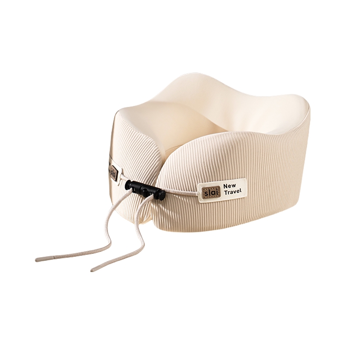 推荐商品：思莱宜 迷你便携式 升级款折叠U型枕 旅行汽车出差办公室护颈