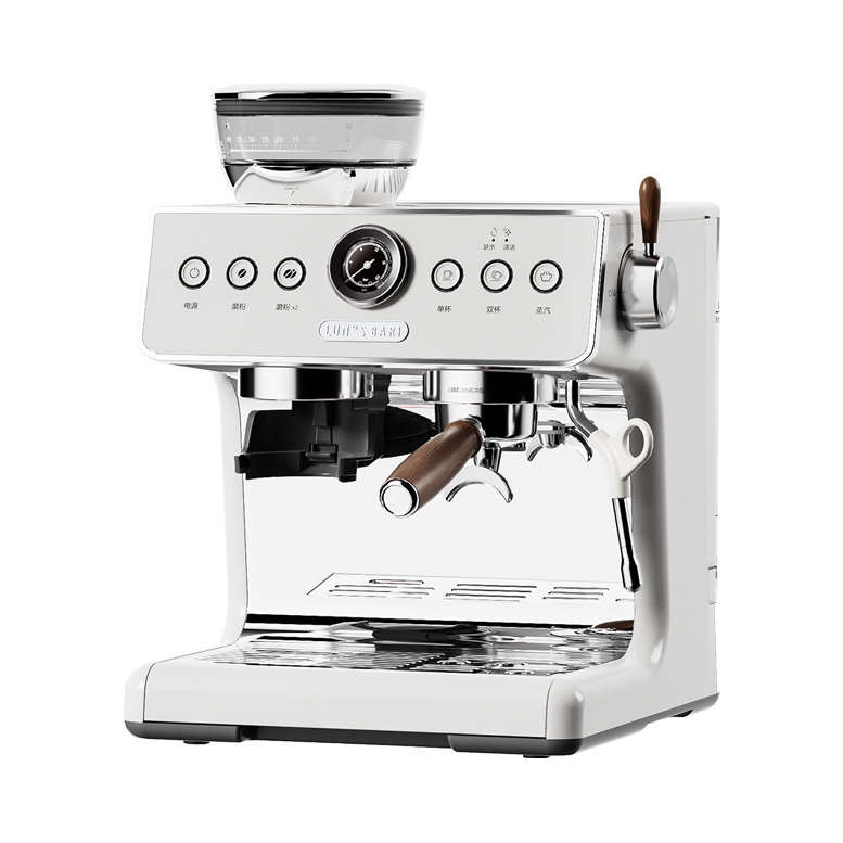 推荐商品：Lumos Bari/露茉 CMA01 咖啡机 半自动 研磨一体 打奶泡 智能控温 强劲蒸汽 意式 小型 双萃