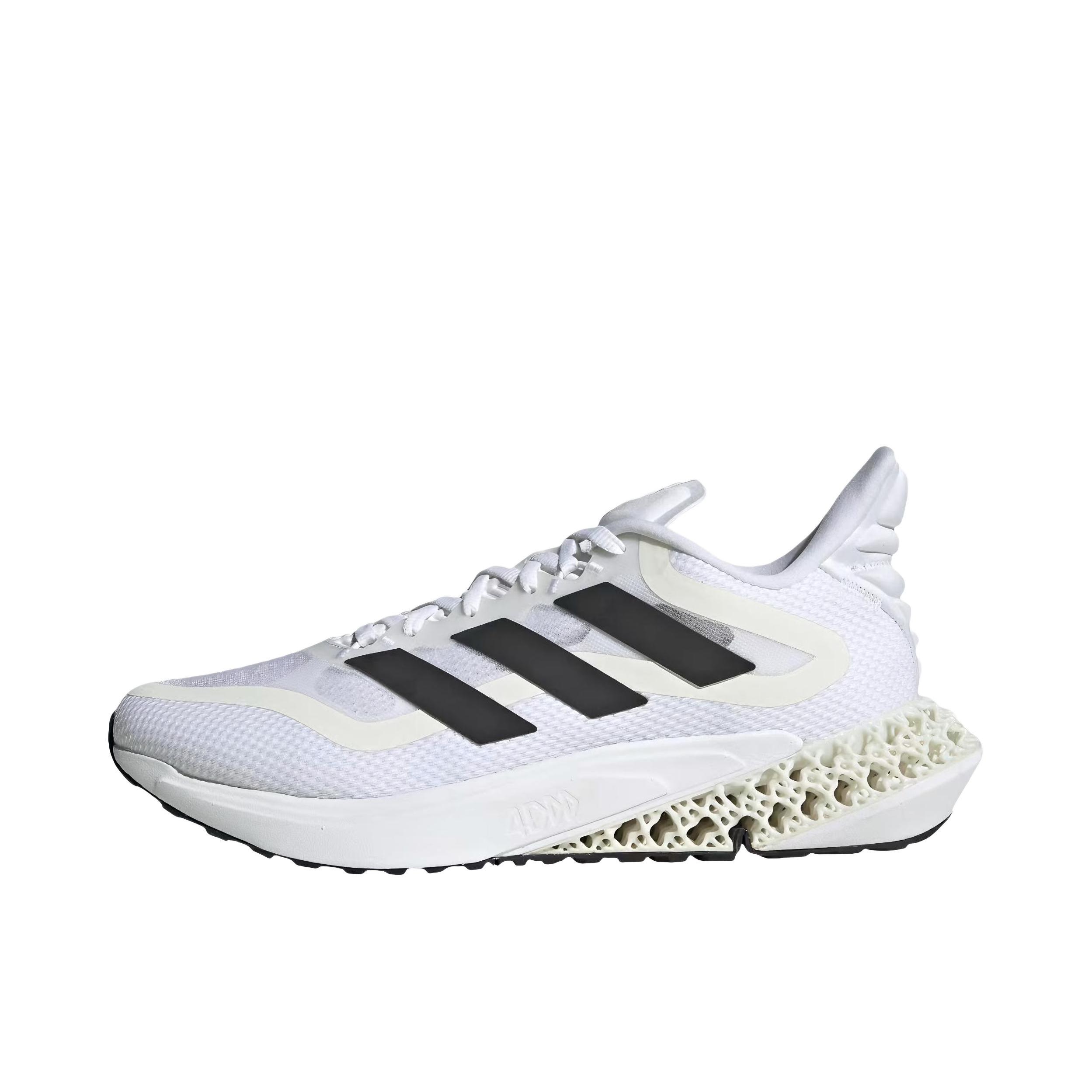 推荐商品：adidas 4DFWD Pulse 2 舒适透气 防滑耐磨 减震回弹 简约 跑鞋 云朵白/核心黑/水晶白