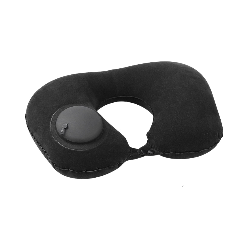 推荐商品：缤纷依夏 240617 充气系列 四季植绒款 U型枕 旅行汽车出差办公室护颈