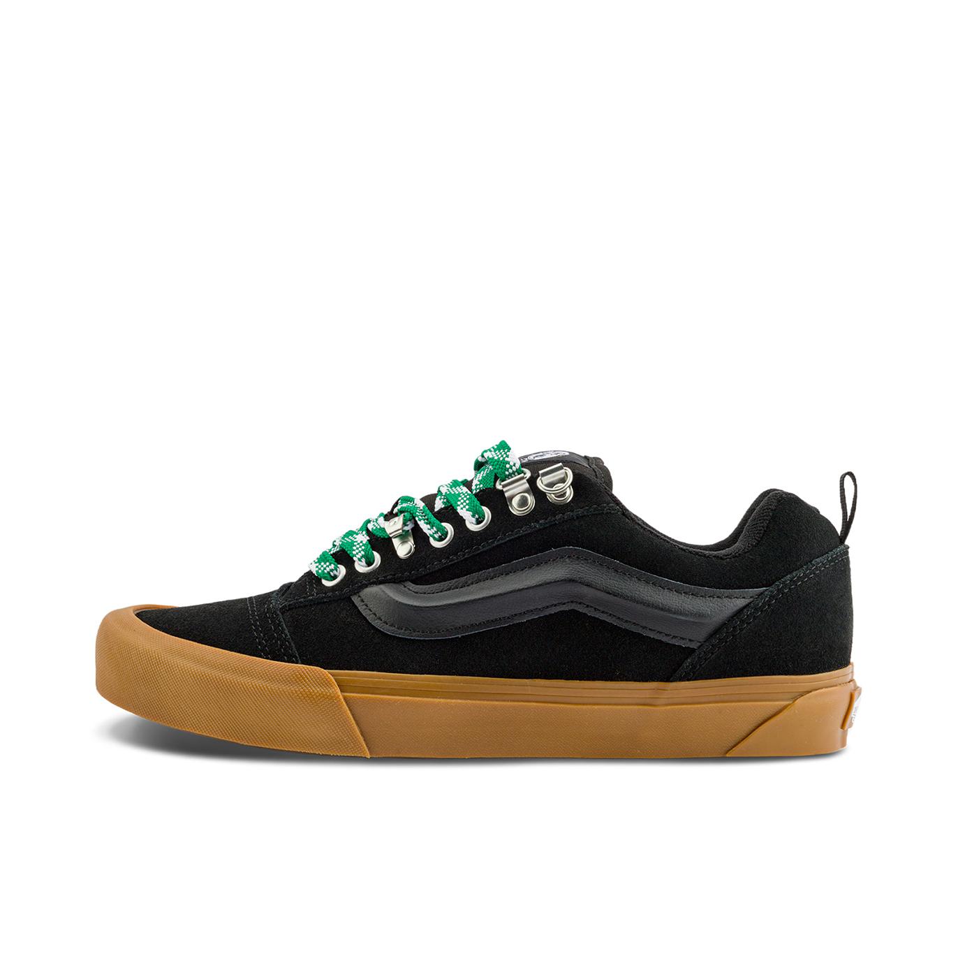 推荐商品：Vans/范斯 Knu-Skool 板鞋 面包鞋 滑板鞋 复古美式时尚防水支撑贴合圆头 艺术家联名/黑色/灰色/褐色