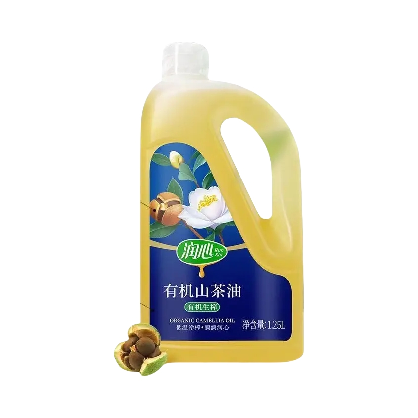 推荐商品：润心 一级压榨 有机山茶油 冷榨 生榨