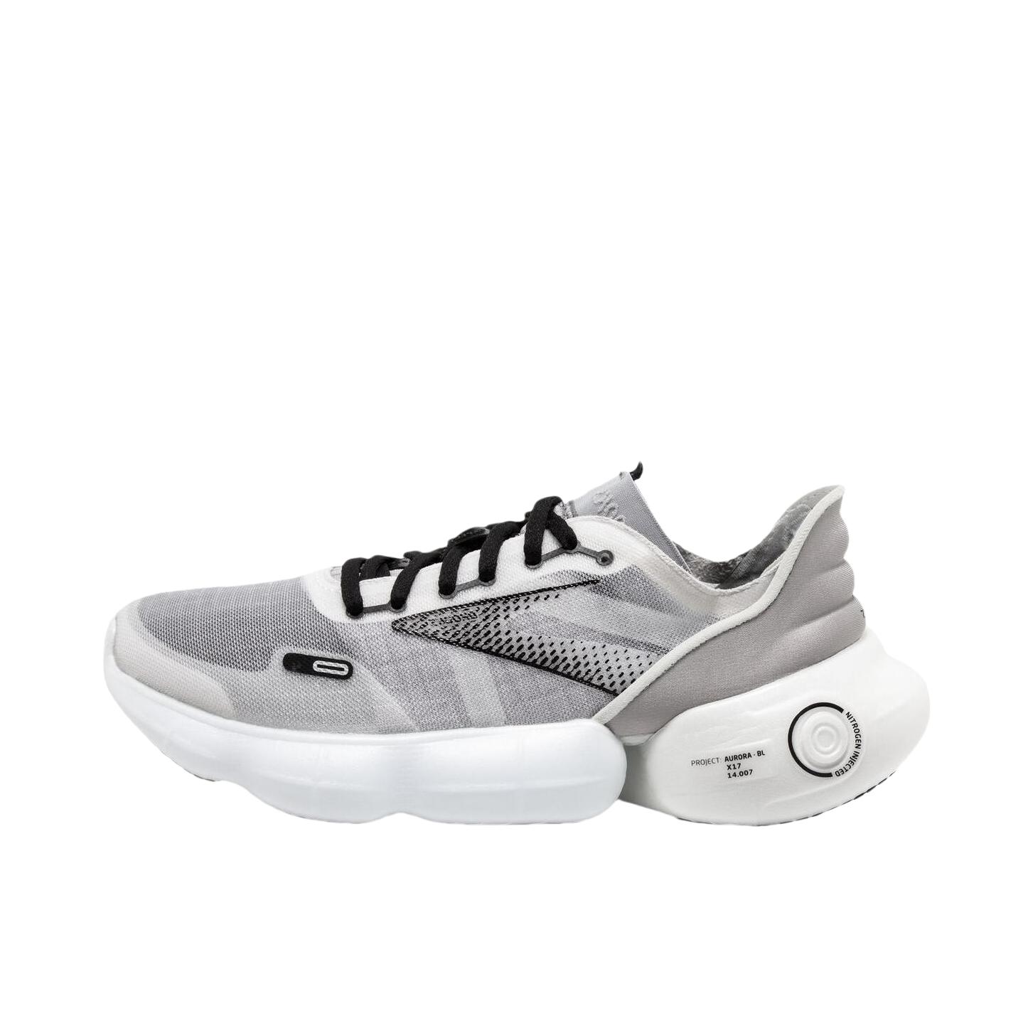 推荐商品：Brooks/布鲁克斯 Aurora-BL 缓震 防滑耐磨 舒适百搭 跑鞋 1B宽/女款/白色/黑色