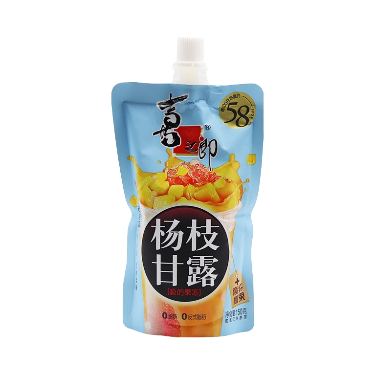 推荐商品：喜之郎 cici果冻爽 150g 袋装可吸解馋 杨枝甘露