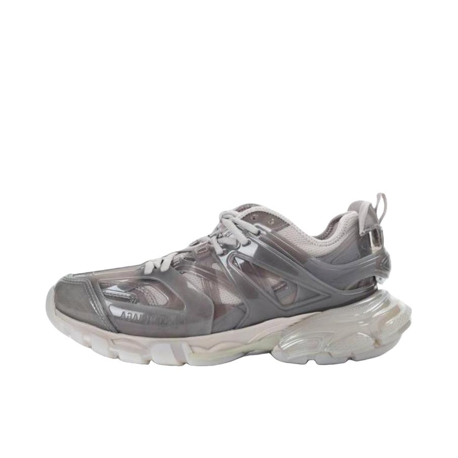 推荐商品：Balenciaga 巴黎世家 Track Jelly 圆头 系带 低帮 平跟 运动休闲鞋 女款/灰色