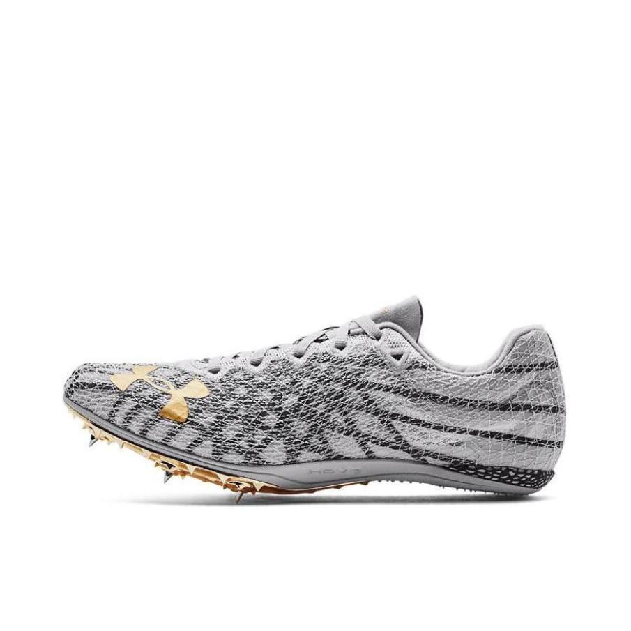 推荐商品：Under Armour/安德玛 HOVR Miler Pro 3 防滑耐磨 缓震轻便 短跑 跑鞋 灰色