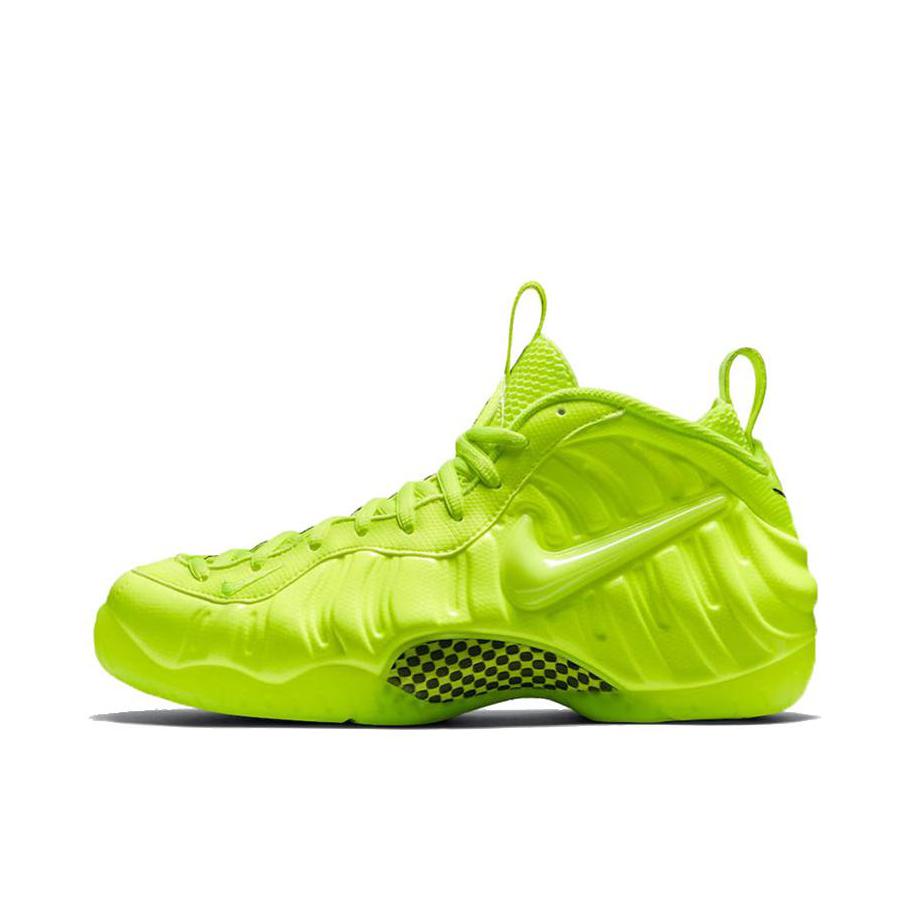 推荐商品：Nike/耐克 Air Foamposite Pro 篮球鞋 喷泡防滑耐磨复古运动中帮 2021/荧光绿