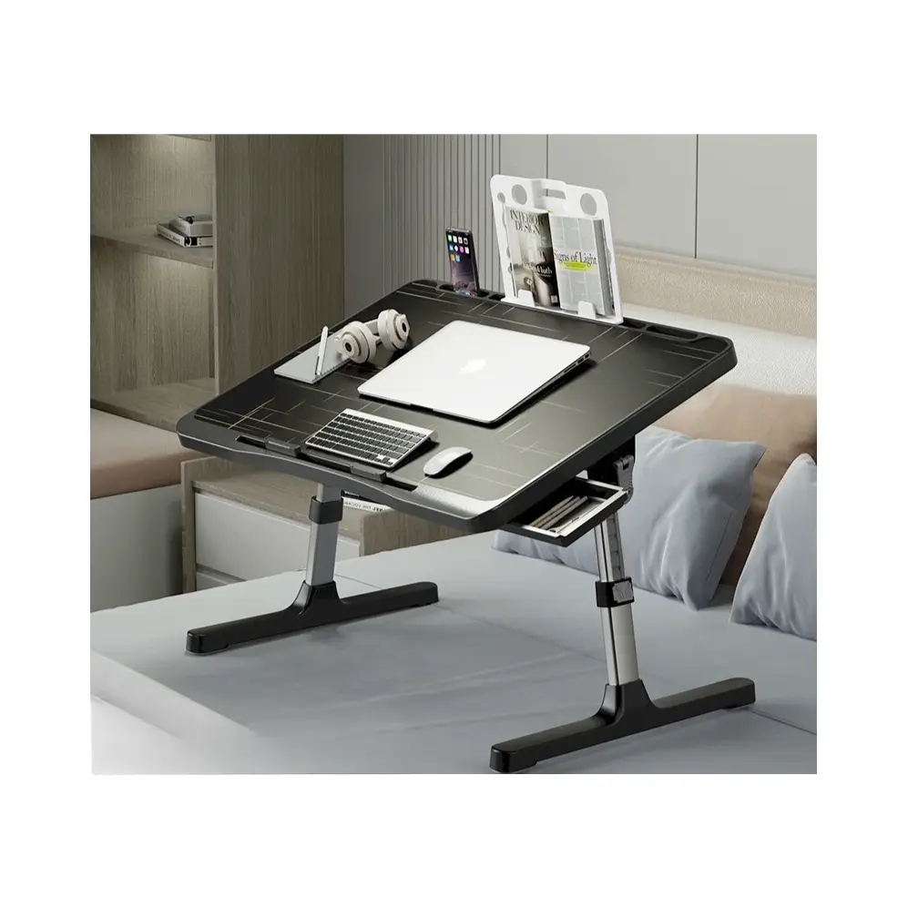 推荐商品：达亿佳 卡槽抽屉书架款 可折叠 床上电脑桌