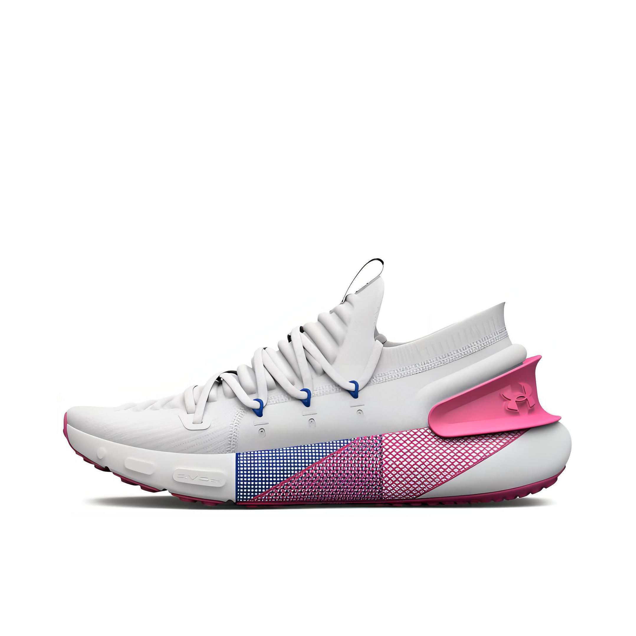 推荐商品：Under Armour/安德玛 HOVR Phantom 3 网布 缓冲 健身训练 织物 缓震回弹 跑鞋 女款/白色/粉色