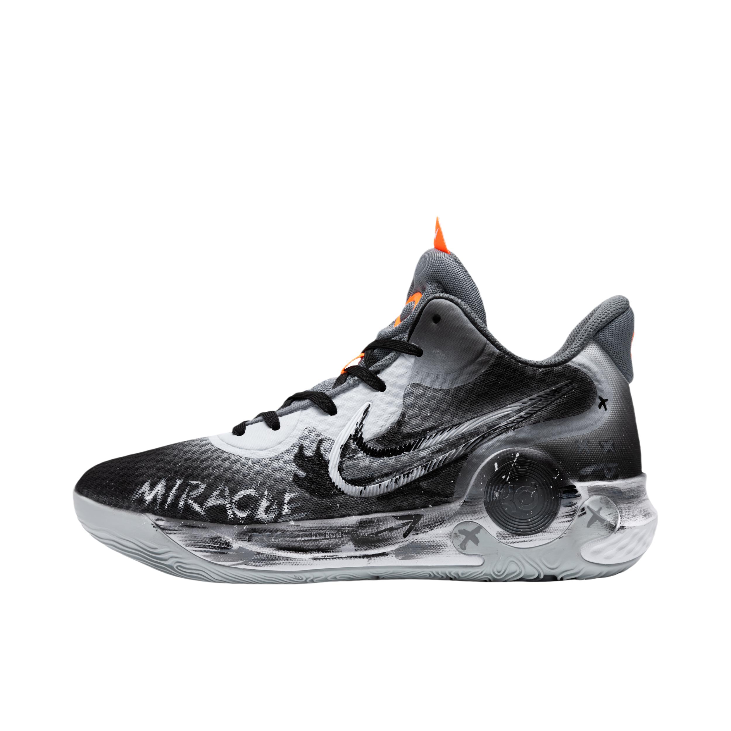 推荐商品：【定制球鞋】Nike KD Trey 5 IX 减震缓冲 抓地 包裹性 稳定性强 防水 气垫 回弹 织物 合成革 篮球鞋 黑暗使者