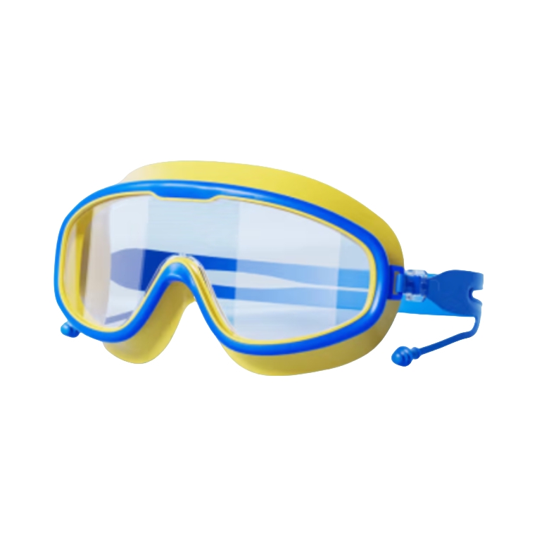 推荐商品：天丂 儿童 大框 透明 训练 高清 防雾 泳镜 GY00029