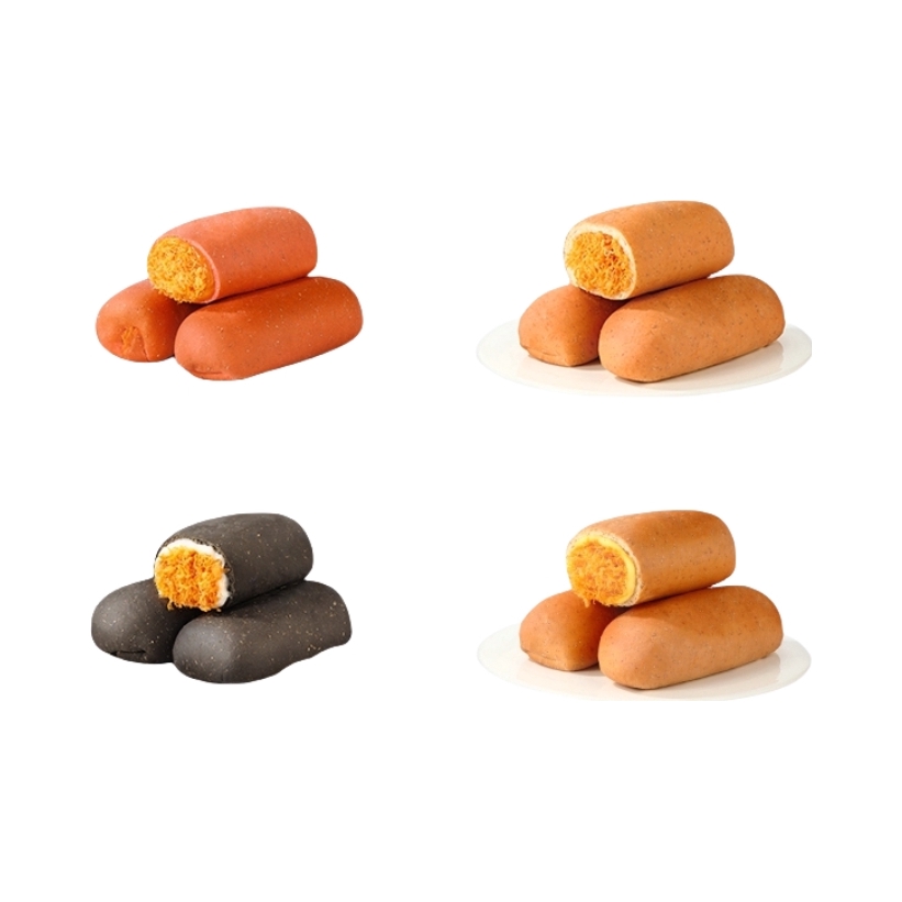 推荐商品：哥本优选 肉松粉全麦面包 62.5g/袋 多口味组合