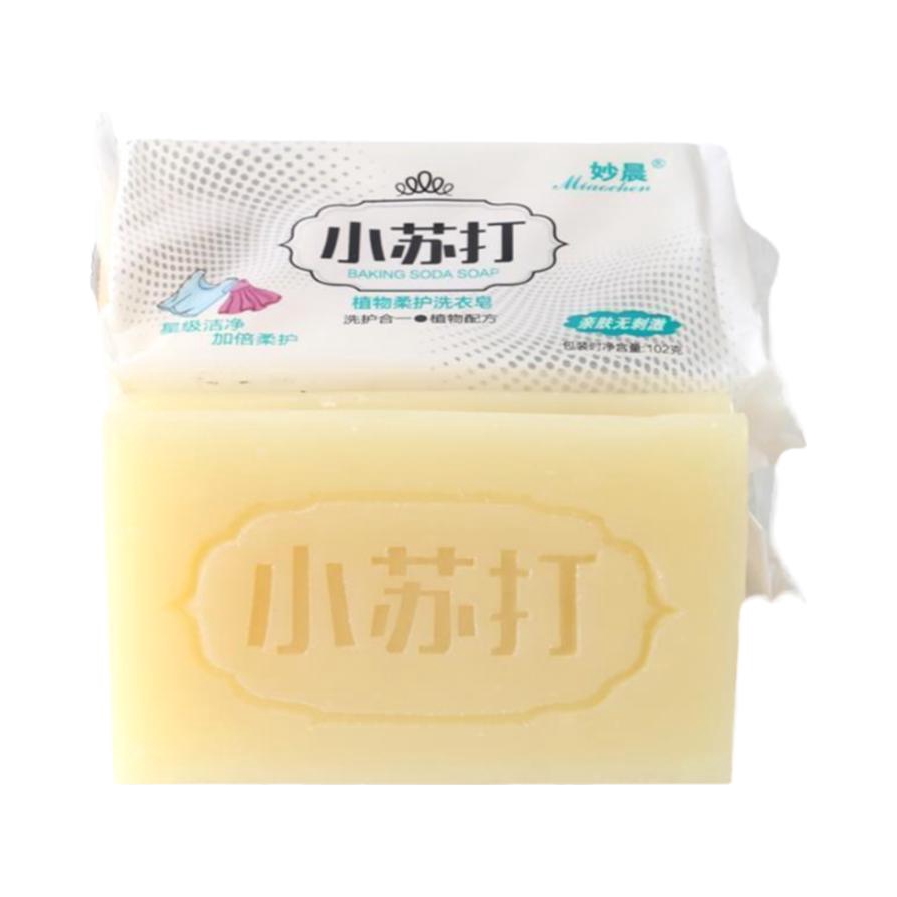 推荐商品：妙晨 杀菌增白 小苏打植物柔护洗衣皂