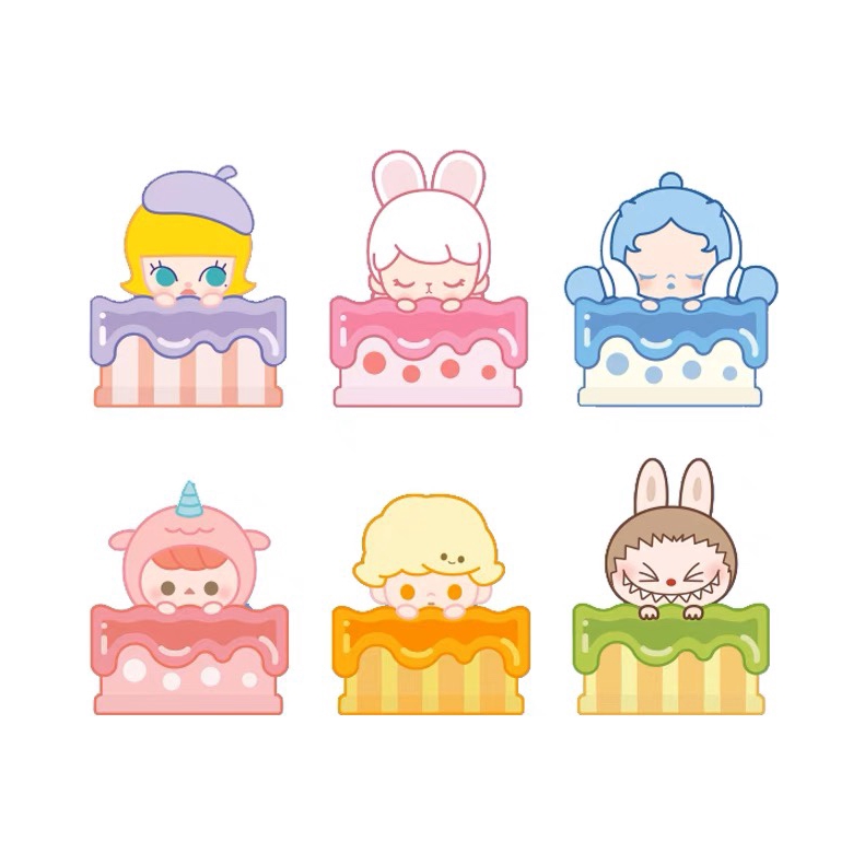 POP MART/泡泡玛特 切角蛋糕 盲盒